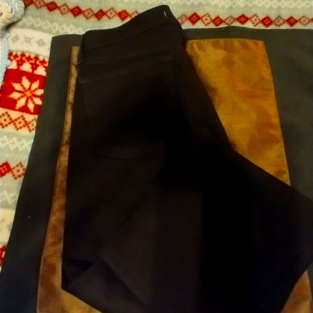 J Brand skinny leg crop black pants for women